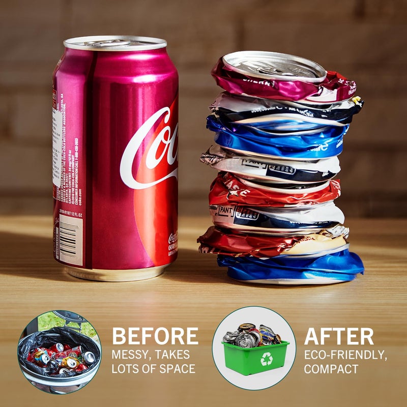 HomeBuddy Can Crusher for Recycling - 12 Oz. and 16 Oz. Can Crusher Wall Mounted for Aluminum - Compact and Easy to Use, Mounting Rivets Included, Man Cave Accessories - Image 2